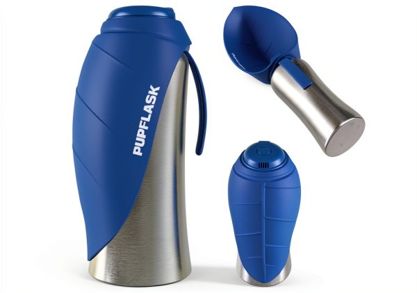 Tuff Pupper Dog Water Bottle Stainless Steel Travel Bowl-6